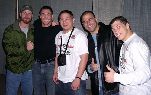 Brett Tillet, Jeff Ruth,Master Donnie,Master Dalla and Mr. Mike