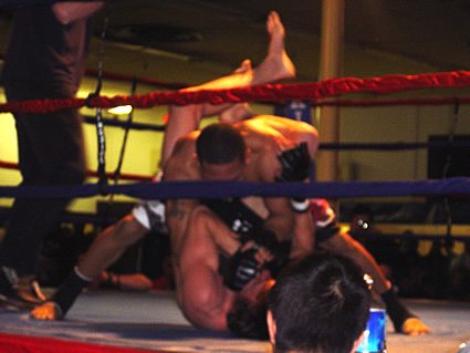 Mike Easton working the Ground N Pound